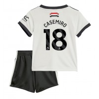 Manchester United Casemiro #18 3rd trikot Kinder 2024-25 Kurzarm (+ Kurze Hosen)